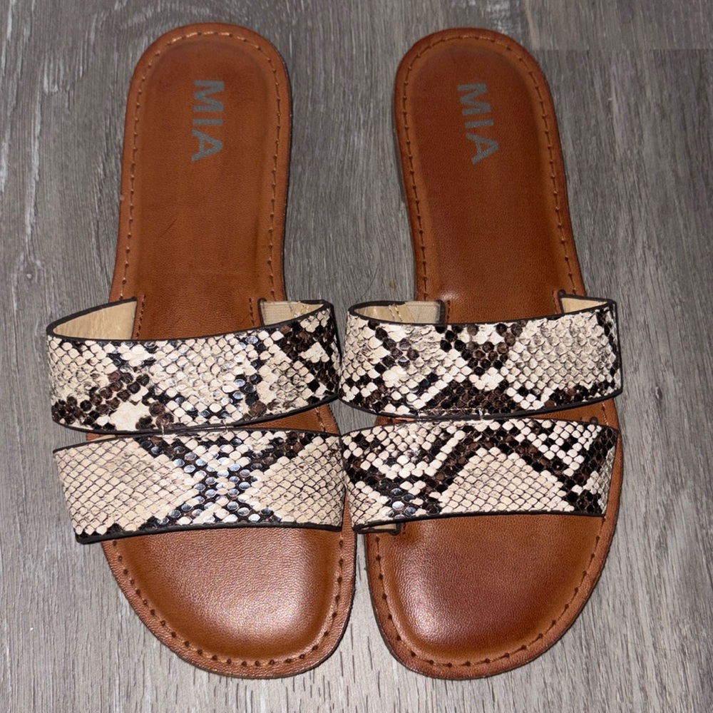 Snake Skin Sandals